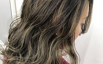 ブリーチ1回で創り出す透明感カラー【茅ヶ崎美容室】