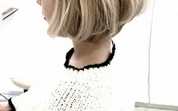 【外国人風グレージュゆるふわ★一目惚れボブ】美容室キャパ茅ヶ崎店